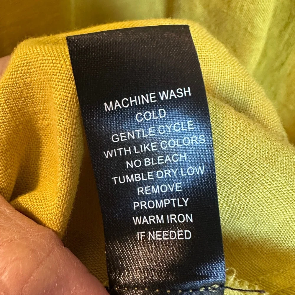 Stella Carakasi Natural Lux‎ Linen Summerfield Cactus Tunic Top XXL Pockets - Picture 5 of 13